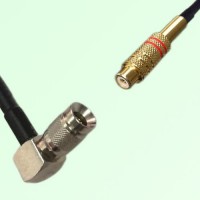 75ohm 1.0/2.3 DIN Male Right Angle to RCA Female Coax Cable Assembly 75ohm 1.0/2.3 DIN Male Right Angle to RCA Female Coax Cable Assembly