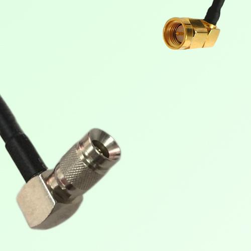 75ohm 1.0/2.3 DIN Male R/A to SMA Male R/A Coax Cable Assembly