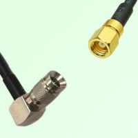 75ohm 1.0/2.3 DIN Male Right Angle to SMC Female Coax Cable Assembly