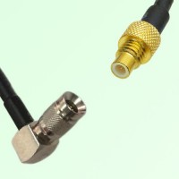 75ohm 1.0/2.3 DIN Male Right Angle to SMC Male Coax Cable Assembly