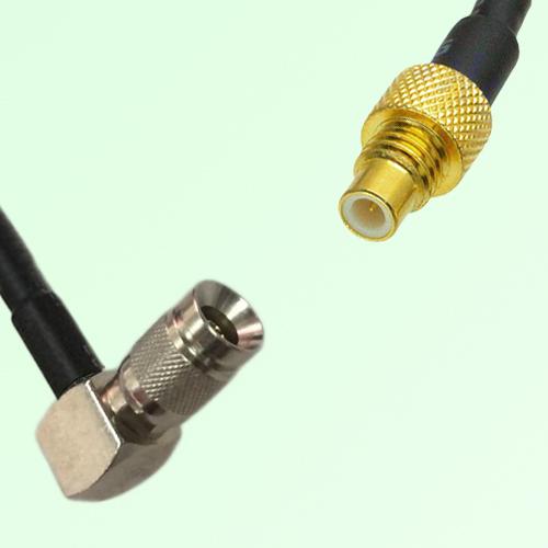 75ohm 1.0/2.3 DIN Male Right Angle to SMC Male Coax Cable Assembly 75ohm 1.0/2.3 DIN Male Right Angle to SMC Male Coax Cable Assembly