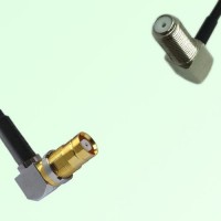 75ohm 1.6/5.6 DIN Female R/A to F Bulkhead Female R/A Cable Assembly