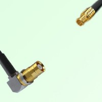 75ohm 1.6/5.6 DIN Female Right Angle to MCX Male Coax Cable Assembly