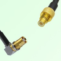 75ohm 1.6/5.6 DIN Female Right Angle to SMC Male Coax Cable Assembly