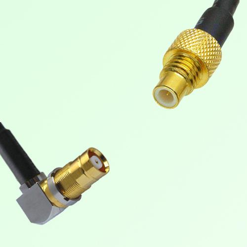75ohm 1.6/5.6 DIN Female Right Angle to SMC Male Coax Cable Assembly 75ohm 1.6/5.6 DIN Female Right Angle to SMC Male Coax Cable Assembly