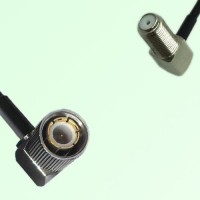 75ohm 1.6/5.6 DIN Male R/A to F Bulkhead Female R/A Cable Assembly