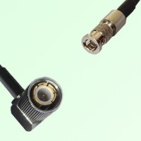 75ohm 1.6/5.6 DIN Male Right Angle to HD-BNC Male Coax Cable Assembly