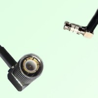 75ohm 1.6/5.6 DIN Male R/A to HD-BNC Male R/A Coax Cable Assembly