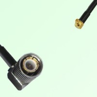 75ohm 1.6/5.6 DIN Male R/A to MMCX Male R/A Coax Cable Assembly