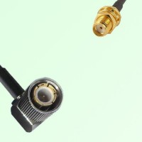 75ohm 1.6/5.6 DIN Male R/A to SMA Bulkhead Female Coax Cable Assembly