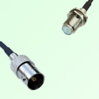75ohm BNC Female to F Bulkhead Female Coax Cable Assembly