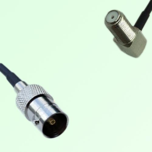 75ohm BNC Female to F Bulkhead Female Right Angle Coax Cable Assembly 75ohm BNC Female to F Bulkhead Female Right Angle Coax Cable Assembly