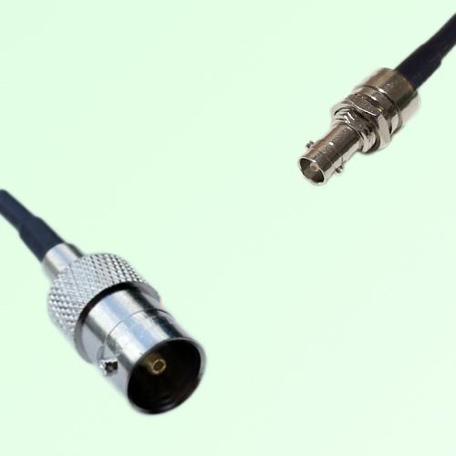 75ohm BNC Female to HD-BNC Bulkhead Female Coax Cable Assembly