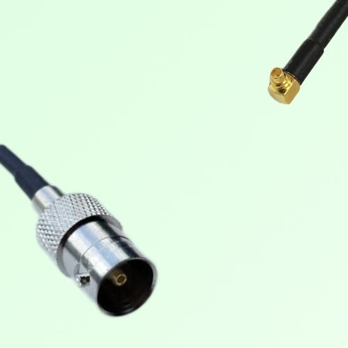 75ohm BNC Female to MMCX Male Right Angle Coax Cable Assembly