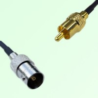 75ohm BNC Female to RCA Male Coax Cable Assembly