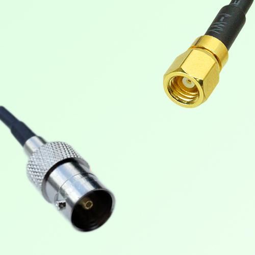 75ohm BNC Female to SMC Female Coax Cable Assembly