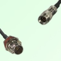 75ohm BNC Bulkhead Female to 1.0/2.3 DIN Male Coax Cable Assembly