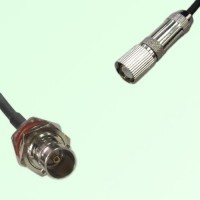 75ohm BNC Bulkhead Female to 1.6/5.6 DIN Male Coax Cable Assembly