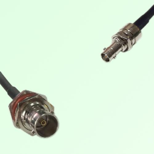 75ohm BNC Bulkhead Female to HD-BNC Bulkhead Female Cable Assembly 75ohm BNC Bulkhead Female to HD-BNC Bulkhead Female Cable Assembly