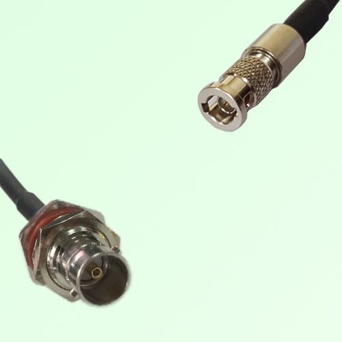 75ohm BNC Bulkhead Female to HD-BNC Male Coax Cable Assembly 75ohm BNC Bulkhead Female to HD-BNC Male Coax Cable Assembly