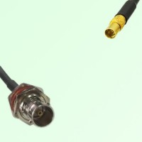 75ohm BNC Bulkhead Female to MMCX Female Coax Cable Assembly