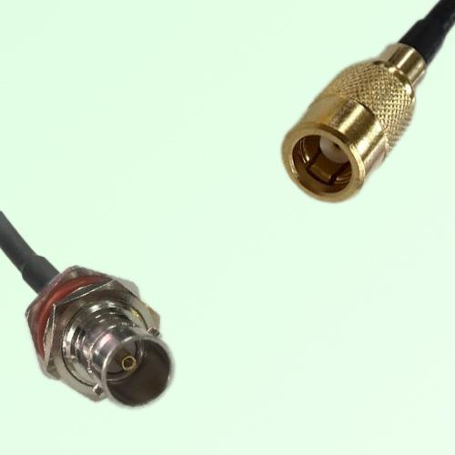 75ohm BNC Bulkhead Female to SMB Female Coax Cable Assembly 75ohm BNC Bulkhead Female to SMB Female Coax Cable Assembly