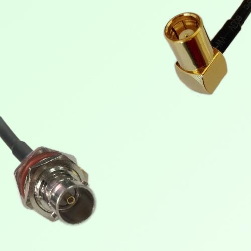 75ohm BNC Bulkhead Female to SMB Female R/A Coax Cable Assembly 75ohm BNC Bulkhead Female to SMB Female R/A Coax Cable Assembly