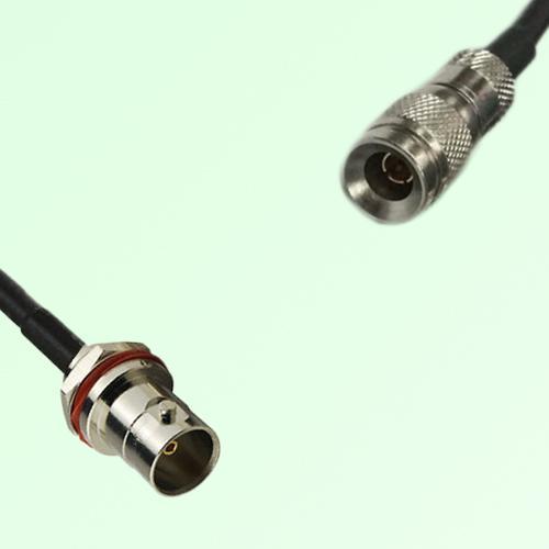 75ohm BNC Front Mount B/H Female to 1.0/2.3 DIN Male Cable Assembly