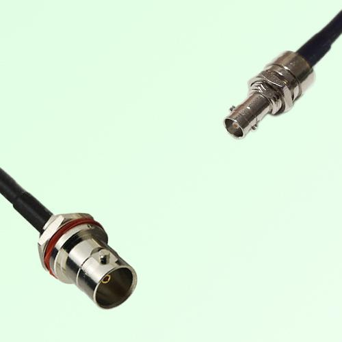 75ohm BNC Front Mount B/H Female to HD-BNC B/H Female Cable Assembly