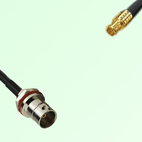 75ohm BNC Front Mount Bulkhead Female to MCX Male Coax Cable Assembly