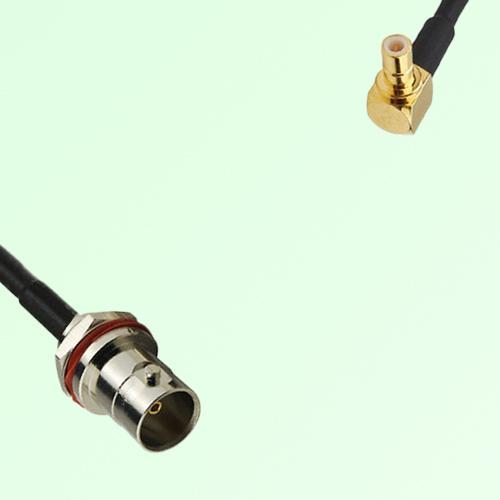 75ohm BNC Front Mount Bulkhead Female to SMB Male R/A Cable Assembly 75ohm BNC Front Mount Bulkhead Female to SMB Male R/A Cable Assembly