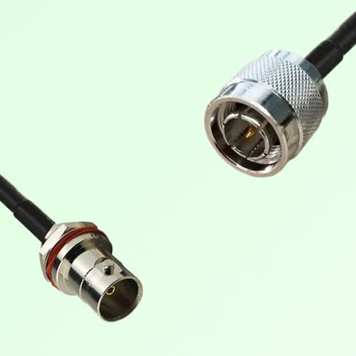 75ohm BNC Front Mount Bulkhead Female to TNC Male Coax Cable Assembly