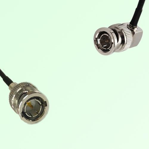 75ohm BNC Male to BNC Male Right Angle Coax Cable Assembly