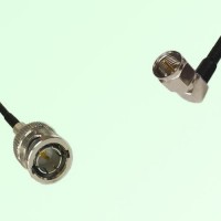 75ohm BNC Male to F Male Right Angle Coax Cable Assembly