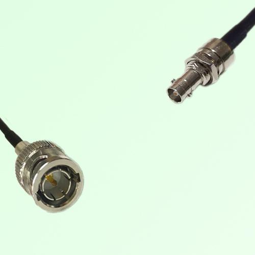 75ohm BNC Male to HD-BNC Bulkhead Female Coax Cable Assembly 75ohm BNC Male to HD-BNC Bulkhead Female Coax Cable Assembly