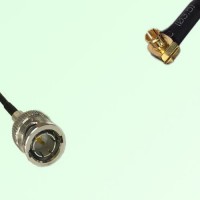 75ohm BNC Male to MCX Male Right Angle Coax Cable Assembly