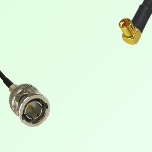 75ohm BNC Male to MMCX Female Right Angle Coax Cable Assembly
