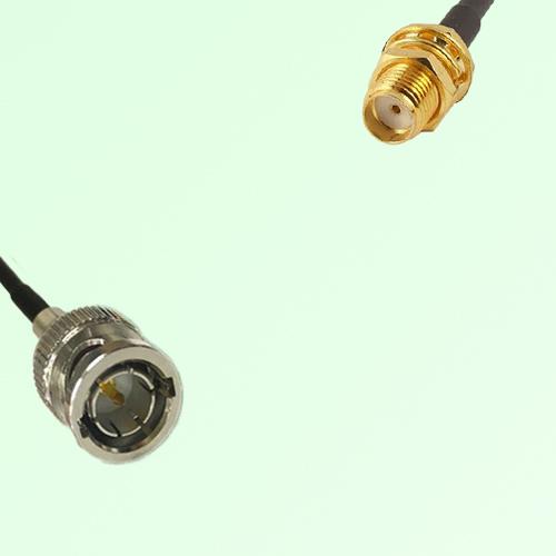 75ohm BNC Male to SMA Bulkhead Female Coax Cable Assembly