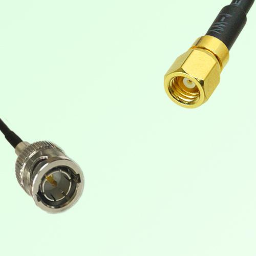 75ohm BNC Male to SMC Female Coax Cable Assembly