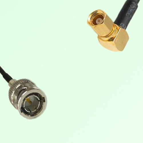 75ohm BNC Male to SMC Female Right Angle Coax Cable Assembly