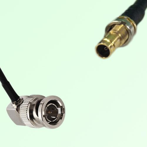 75ohm BNC Male Right Angle to 1.0/2.3 DIN Female Coax Cable Assembly