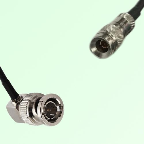 75ohm BNC Male Right Angle to 1.0/2.3 DIN Male Coax Cable Assembly