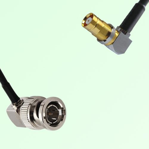 75ohm BNC Male R/A to 1.6/5.6 DIN Female R/A Coax Cable Assembly