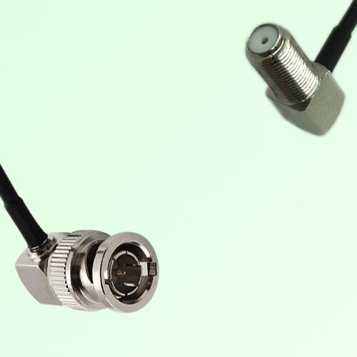 75ohm BNC Male R/A to F Bulkhead Female R/A Coax Cable Assembly 75ohm BNC Male R/A to F Bulkhead Female R/A Coax Cable Assembly