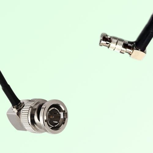 75ohm BNC Male R/A to HD-BNC Male R/A Coax Cable Assembly 75ohm BNC Male R/A to HD-BNC Male R/A Coax Cable Assembly