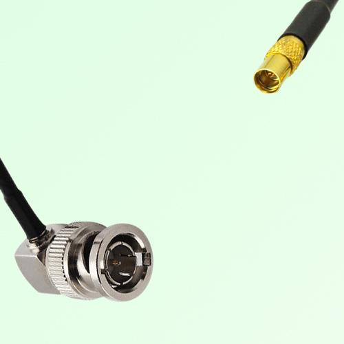 75ohm BNC Male Right Angle to MMCX Female Coax Cable Assembly