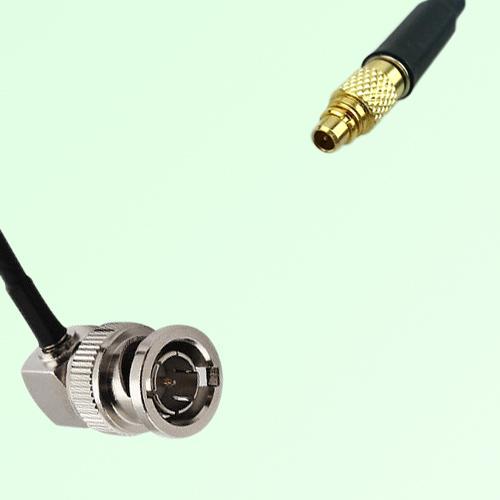 75ohm BNC Male Right Angle to MMCX Male Coax Cable Assembly
