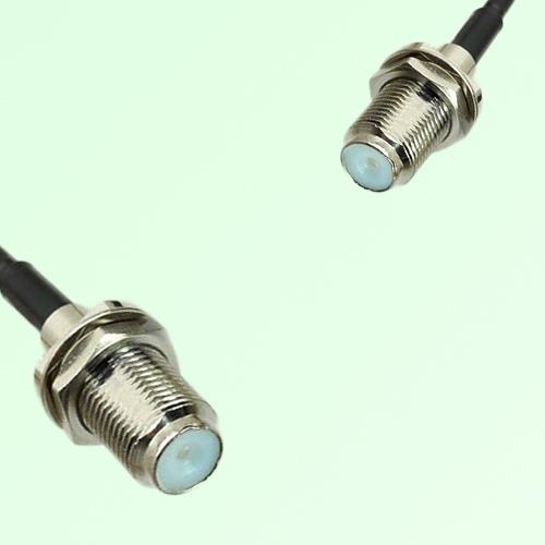 75ohm F Bulkhead Female to F Bulkhead Female Coax Cable Assembly 75ohm F Bulkhead Female to F Bulkhead Female Coax Cable Assembly
