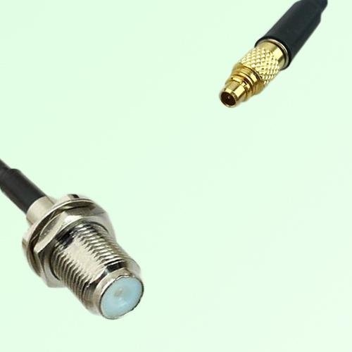 75ohm F Bulkhead Female to MMCX Male Coax Cable Assembly