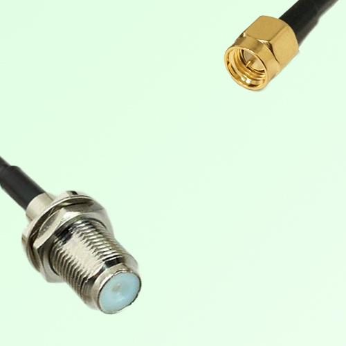 75ohm F Bulkhead Female to SMA Male Coax Cable Assembly